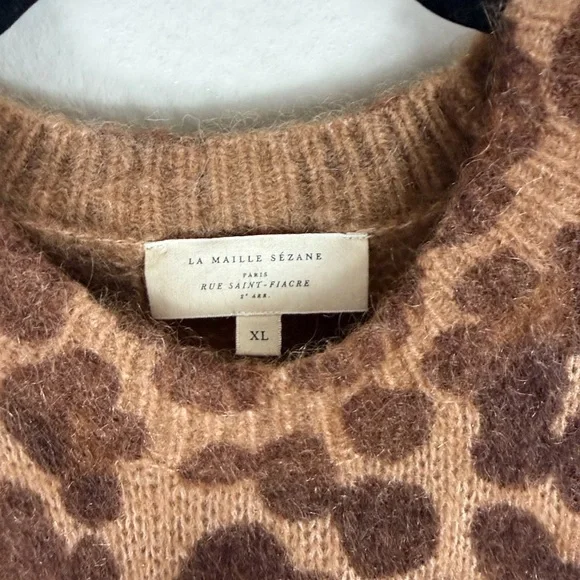 Sezane Gianni Sweater in Leopard - Picture 7 of 9